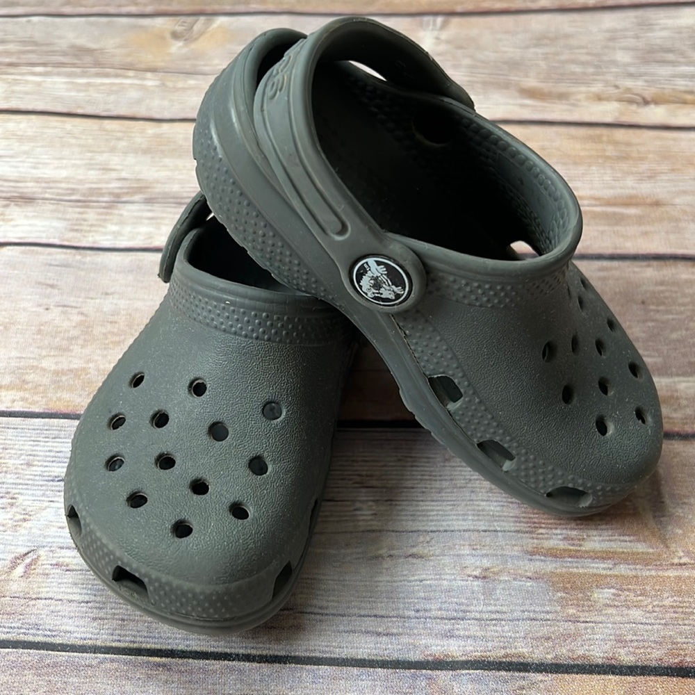 Toddler Gray Crocs